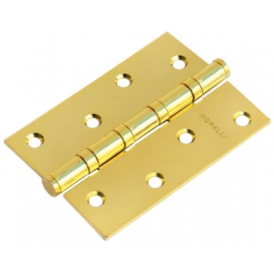 Петля MORELLI стальная универсальная MS 100X70X2.5-4BB PG Цвет - Золото