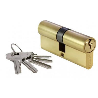 Ключевой цилиндр MORELLI ключ/ключ (70 мм) 70C PG Цвет - Золото