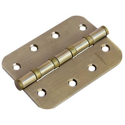 Петля MORELLI стальная универсальная скругленная MS-C 100X70X2.5-4BB AB Цвет - Античная бронза