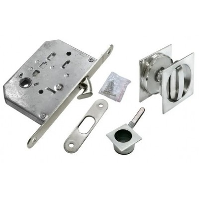 Комплект для раздвижных дверей MORELLI MHS-2 WC SC Цвет - Матовый хром