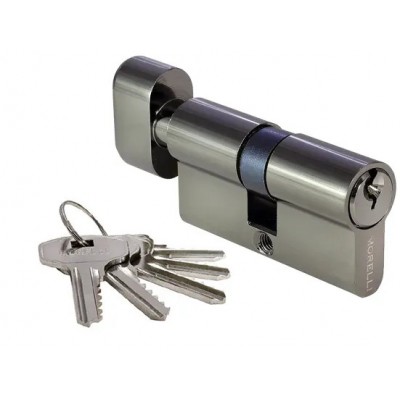 Цилиндр 60CK BN с заверткой, никель