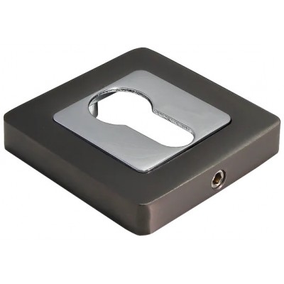 Накладки на ключевой цилиндр MORELLI MH-KH-S55 GR/PC Цвет - графит/полированный хром