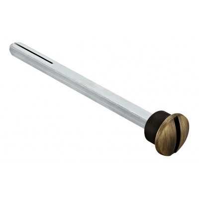 Ручка LUX-SPINDLE-WC 110 CAFFE, 4-гранник, кофе
