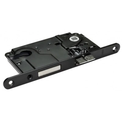 Замок с ригелем под ключевой цилиндр MORELLI L1885 BL Цвет - Черный