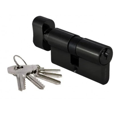 Ключевой цилиндр 70CK BL (70мм) черный