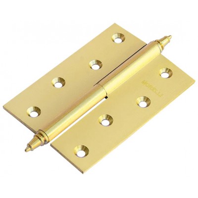 Петля MSN 100X70X2.5 SG L матовое золото