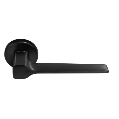 GRAND CARAT R5 NERO-ST, ручка дверная, цвет - черный "soft-touch"