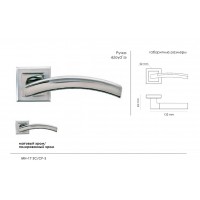 Дверные ручки Morelli MH-17 SC/CP-S "LLOYDS" Цвет Матовый хром/полированный хром