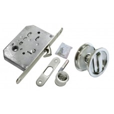 Комплект для раздвижных дверей MORELLI MHS-1 WC SC Цвет - Матовый хром Комплект для раздвижных дверей MORELLI MHS-1 WC SC Цвет - Матовый хром