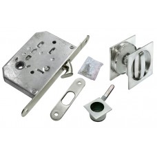 Комплект для раздвижных дверей MORELLI MHS-2 WC SC Цвет - Матовый хром Комплект для раздвижных дверей MORELLI MHS-2 WC SC Цвет - Матовый хром