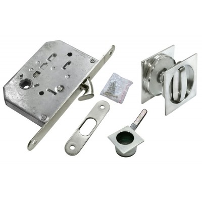 Комплект для раздвижных дверей MORELLI MHS-2 WC SC Цвет - Матовый хром