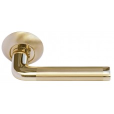 Дверные ручки Morelli "КОЛОННА" MH-03 SG/GP Цвет - Матовое золото/золото Дверные ручки Morelli "КОЛОННА" MH-03 SG/GP Цвет - Матовое золото/золото