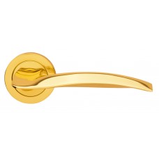 Дверные ручки Morelli Luxury "WAVE" OTL Цвет - Золото