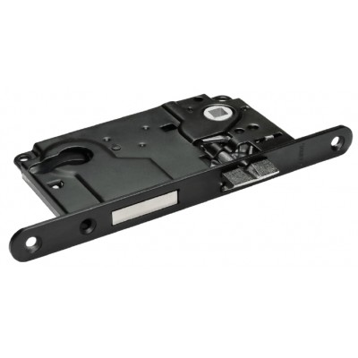 Замок с ригелем под ключевой цилиндр MORELLI L1885 BL Цвет - Черный