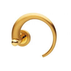 Дверные ручки Morelli Luxury "LANGOUST" OSA/OTL Цвет - Матовое золото/золото