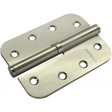 Петля MORELLI стальная разъёмная скругленная MSD-C 100X70X2.5 SN R Цвет - Белый никель Петля MORELLI стальная разъёмная скругленная MSD-C 100X70X2.5 SN R Цвет - Белый никель