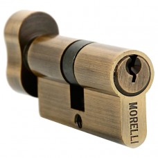 Ключевой цилиндр Morelli с поворотной ручкой (70 мм) 70CK AB Цвет - Античная бронза