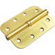 Петля Morelli стальная разъёмная скругленная MSD-C 100X70X2.5 SG L Цвет - Матовое золото