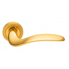 Дверные ручки Morelli Luxury "COBRA" OSA/OTL Цвет - Матовое золото/золото