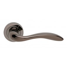 Дверные ручки Morelli Luxury "LEON" NIN Цвет - Черный никель