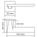 Дверные ручки Morelli "PLATEAU" MH-51-S6 W Цвет - Белый Дверные ручки Morelli "PLATEAU" MH-51-S6 W Цвет - Белый