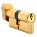 Ключевой цилиндр Morelli с поворотной ручкой (50 мм) 50CK PG Цвет - Золото