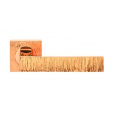 Дверные ручки Morelli Luxury "MIRROR HM" RAL/5 Цвет - Медь