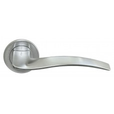 Дверные ручки Morelli Luxury NC-6 CSA (WAVE/ВОЛНА) Цвет - Матовый хром