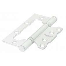 Петля дверная Rucetti без врезки RFH-100*75*2,5 W Цвет - Белый