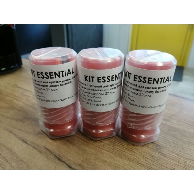 Комплект с фрезой для врезки ручек, заверток и накладок из коллекции Luxury Essential