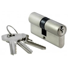 Ключевой цилиндр MORELLI ключ/ключ (70 мм) HS 70C SN Цвет - Белый никель Ключевой цилиндр MORELLI ключ/ключ (70 мм) HS 70C SN Цвет - Белый никель