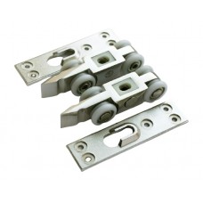 Раздвижная система SET 4. комплект 4-колесных роликов,  для двери весом до 50 кг. Раздвижная система SET 4. комплект 4-колесных роликов,  для двери весом до 50 кг.