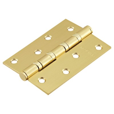 Петля MORELLI стальная универсальная MS 100X70X2.5-4BB MSG цвет -  мат.сатинированное золото