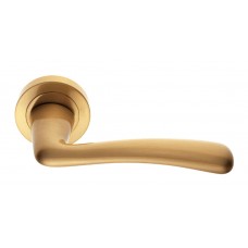 Дверные ручки Morelli Luxury "COCKATOO" OSA Цвет - Матовое золото