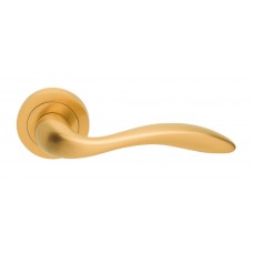 Дверные ручки Morelli Luxury "LEON" OSA Цвет - Матовое золото