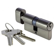 Ключевой цилиндр MORELLI с поворотной ручкой (60 мм) HS 60CK BN Цвет - Черный никель