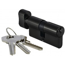 Ключевой цилиндр MORELLI с поворотной ручкой (70 мм) HS 70CK BL Цвет - Черный Ключевой цилиндр MORELLI с поворотной ручкой (70 мм) HS 70CK BL Цвет - Черный