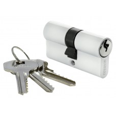 Ключевой цилиндр MORELLI ключ/ключ (60 мм) HS 60C W Цвет - Белый Ключевой цилиндр MORELLI ключ/ключ (60 мм) HS 60C W Цвет - Белый