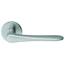 Дверные ручки Morelli Luxury AULA R5 CSA Цвет - Матовый хром