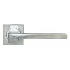 Дверные ручки Morelli Luxury NC-2-S CSA (STONE/КАМЕНЬ) Цвет - Матовый хром