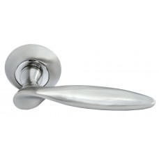 Дверные ручки Morelli "КУПОЛ" MH-09 SN Цвет - Белый никель Дверные ручки Morelli "КУПОЛ" MH-09 SN Цвет - Белый никель