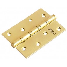 Петля MORELLI стальная универсальная MSN 100X70X2.5-4BB SG Цвет - Матовое золото Петля MORELLI стальная универсальная MSN 100X70X2.5-4BB SG Цвет - Матовое золото