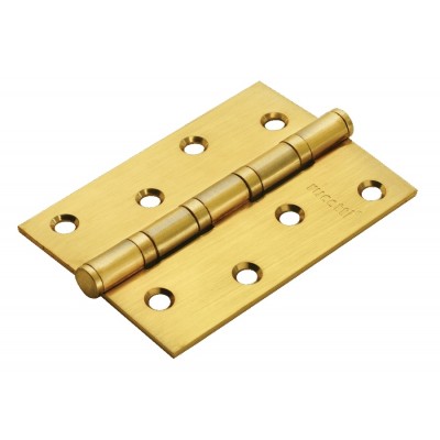 Петля стальная Rucetti универсальная RS 100X70X2.5-4BB SG Цвет - Матовое золото