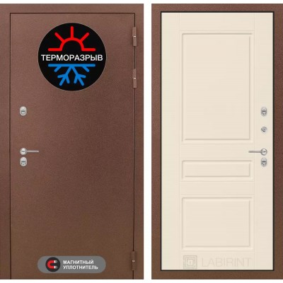 Входная дверь Термомагнит 03 3 филенки